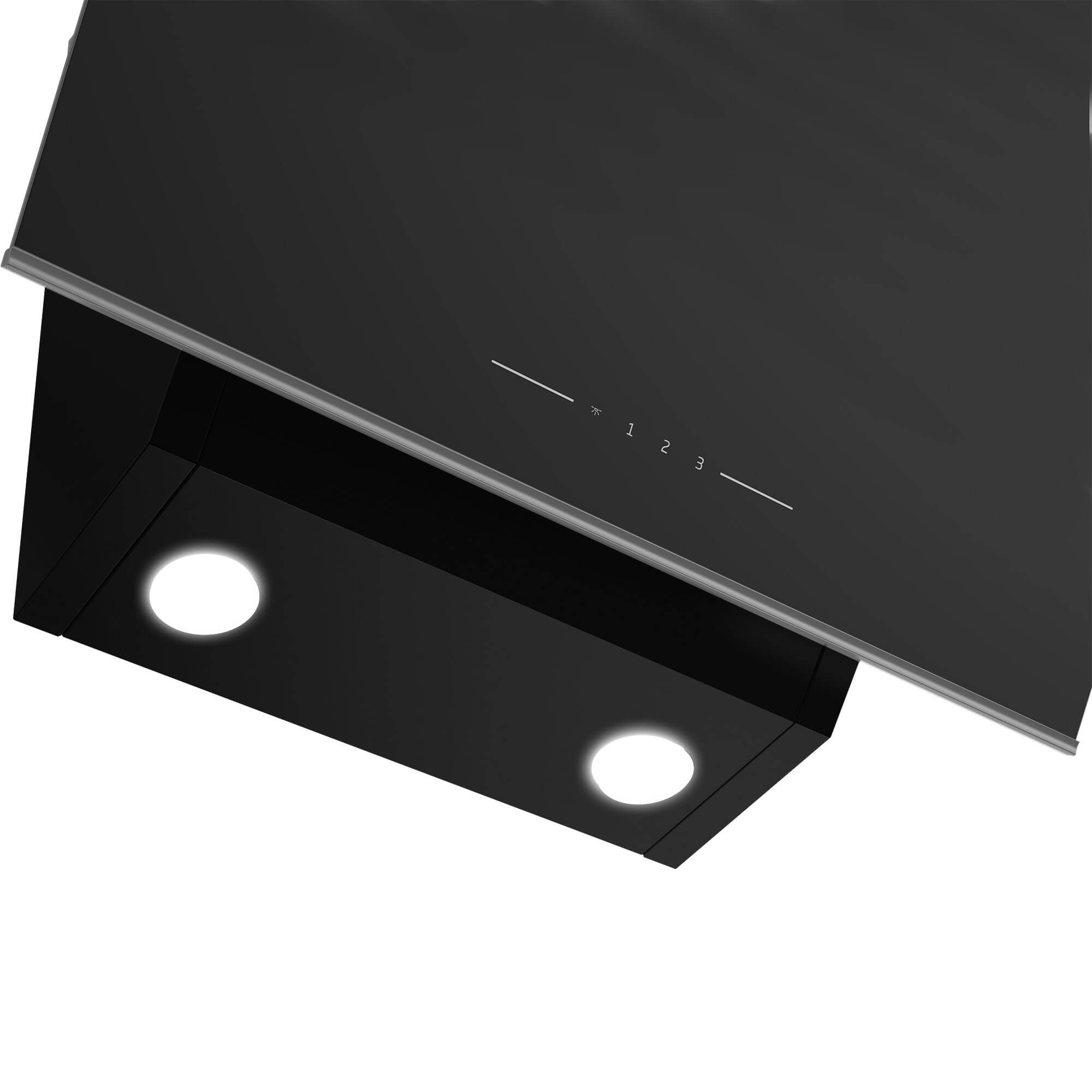Beko BHCA64640B cooker hood Wall-mounted Black 631 m³/h – image 3
