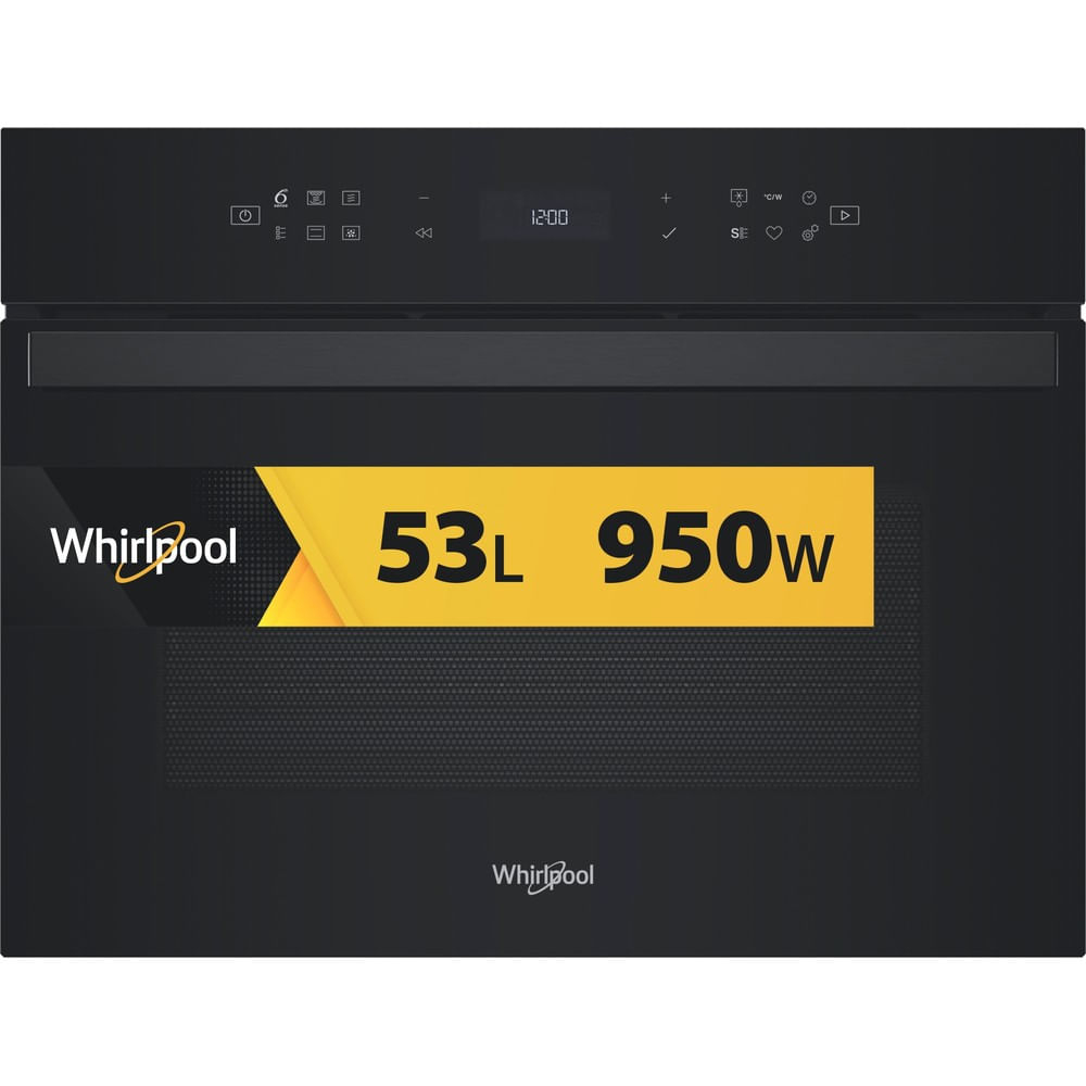 Whirlpool WCW6O7HTB Black Combination microwave Built-in
