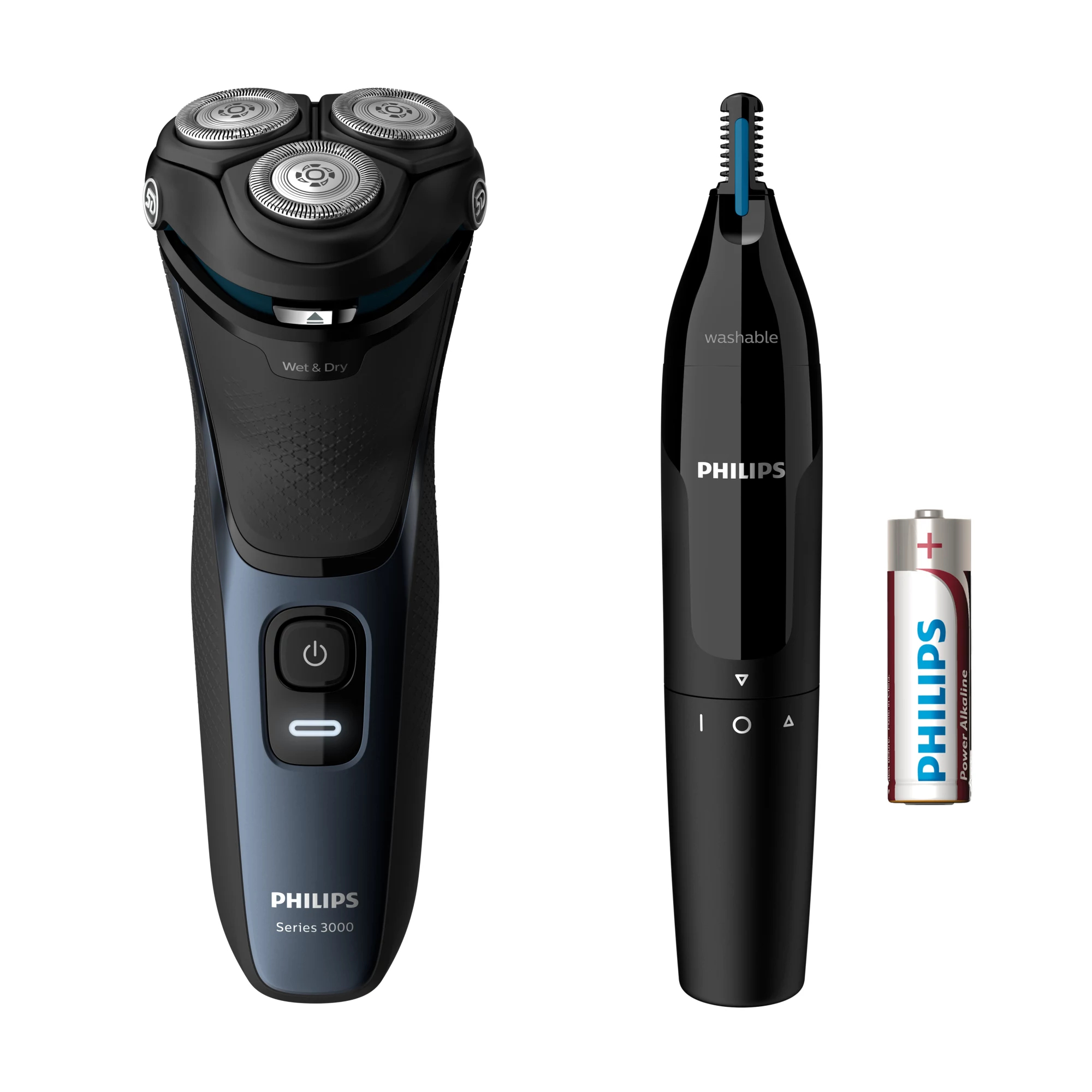 Philips 3000 series S3134/57 men's shaver Rotation shaver Trimmer Black – image 1