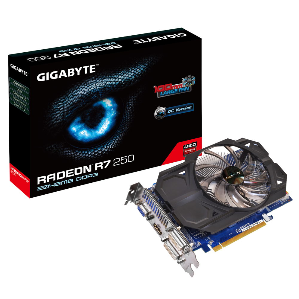 GIGABYTE GV-R725OC-2GI AMD Radeon R7 250
