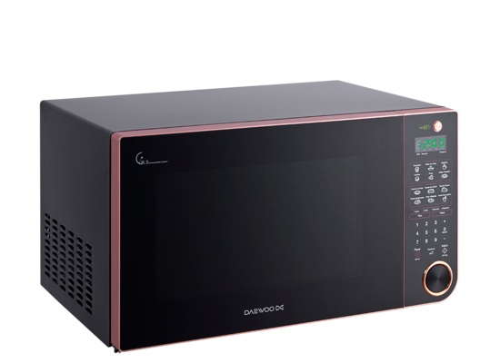 Daewoo KOR-163HG microwave Black, Gold Countertop – image 3