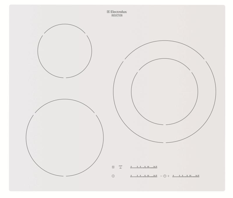 Electrolux EHM6532IOW hob White Built-in Zone induction hob 3 zone(s)