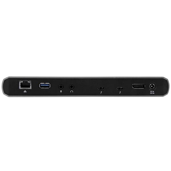 StarTech.com Thunderbolt 3 Dual-4K Docking Station for Laptops - Mac and Windows - Thunderbolt 3 Dock for MacBook Pro – image 4