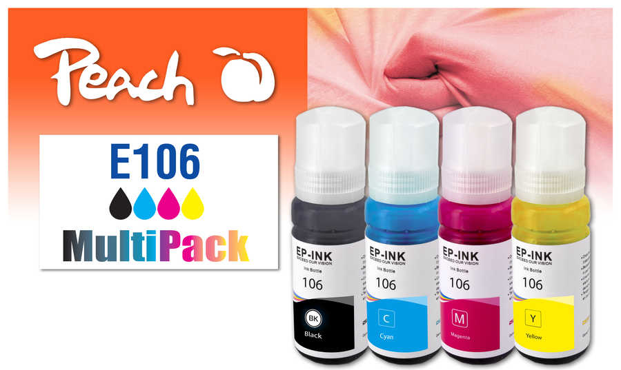Peach 321325 ink cartridge 4 pc(s) Compatible Standard Yield Black, Cyan, Magenta, Yellow