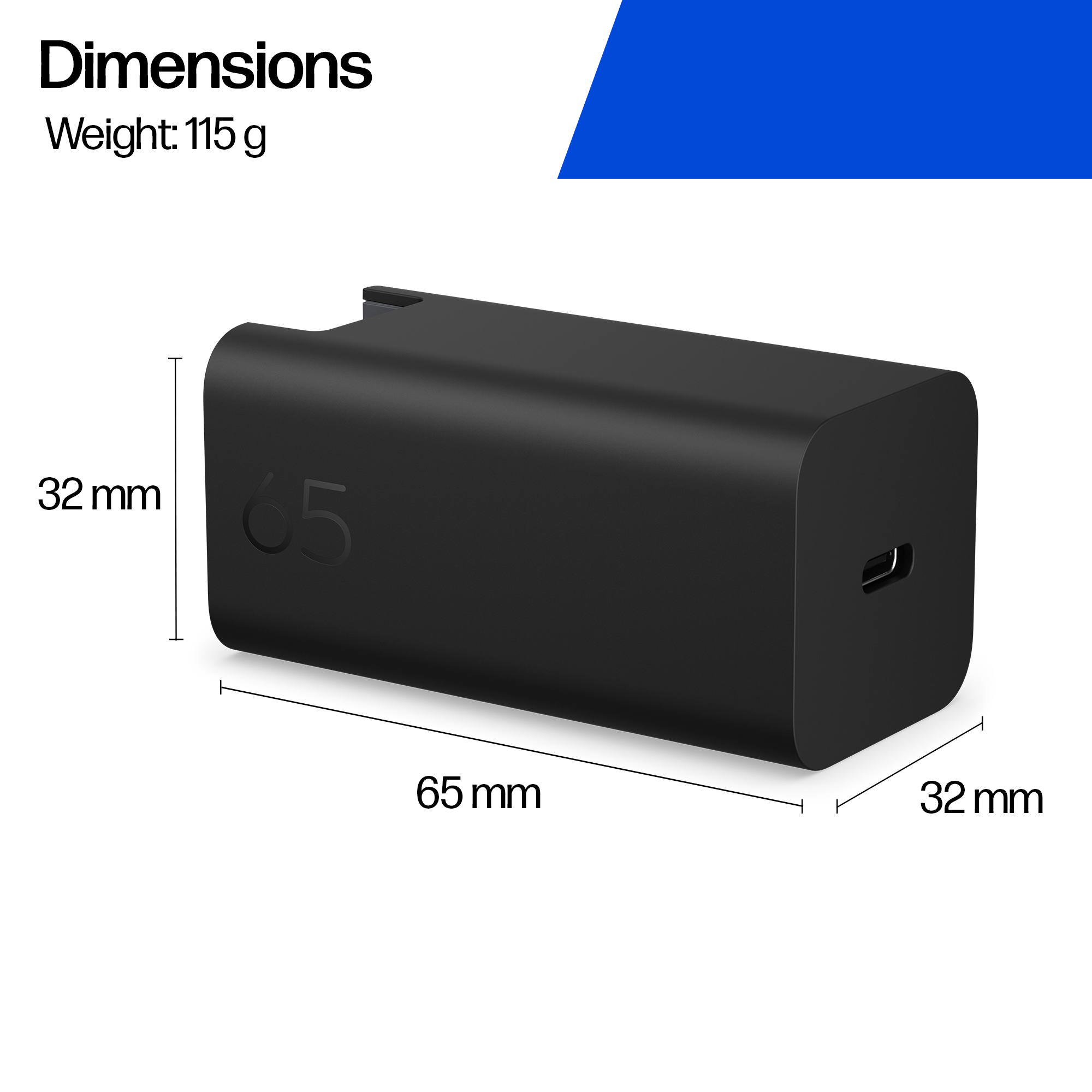 HP 65W GaN Wall Charger – image 3