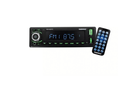 Daewoo DW-6207C car media receiver Black