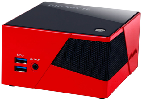 GIGABYTE GB-BXI5-4570R PC/workstation barebone Nettop Black, Red – image 4