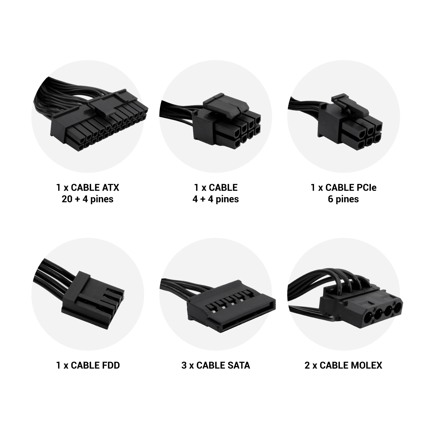 CoolBox FALCOO500E85 power supply unit – image 3
