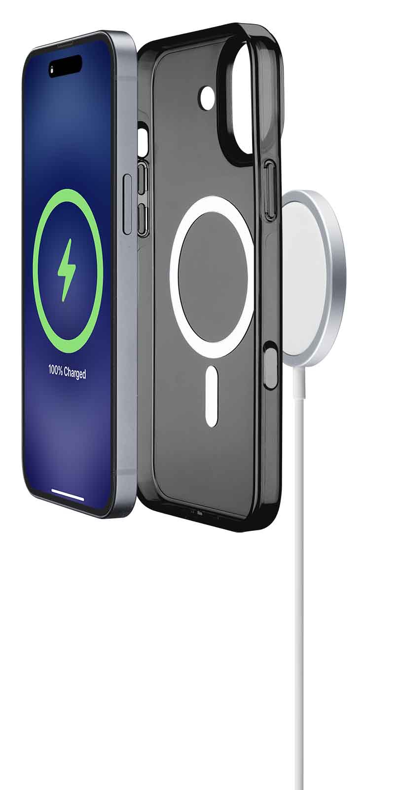 Cellularline Gloss Mag - iPhone 16 Magnetic case for charging and attaching to the MagSafe charger – image 6