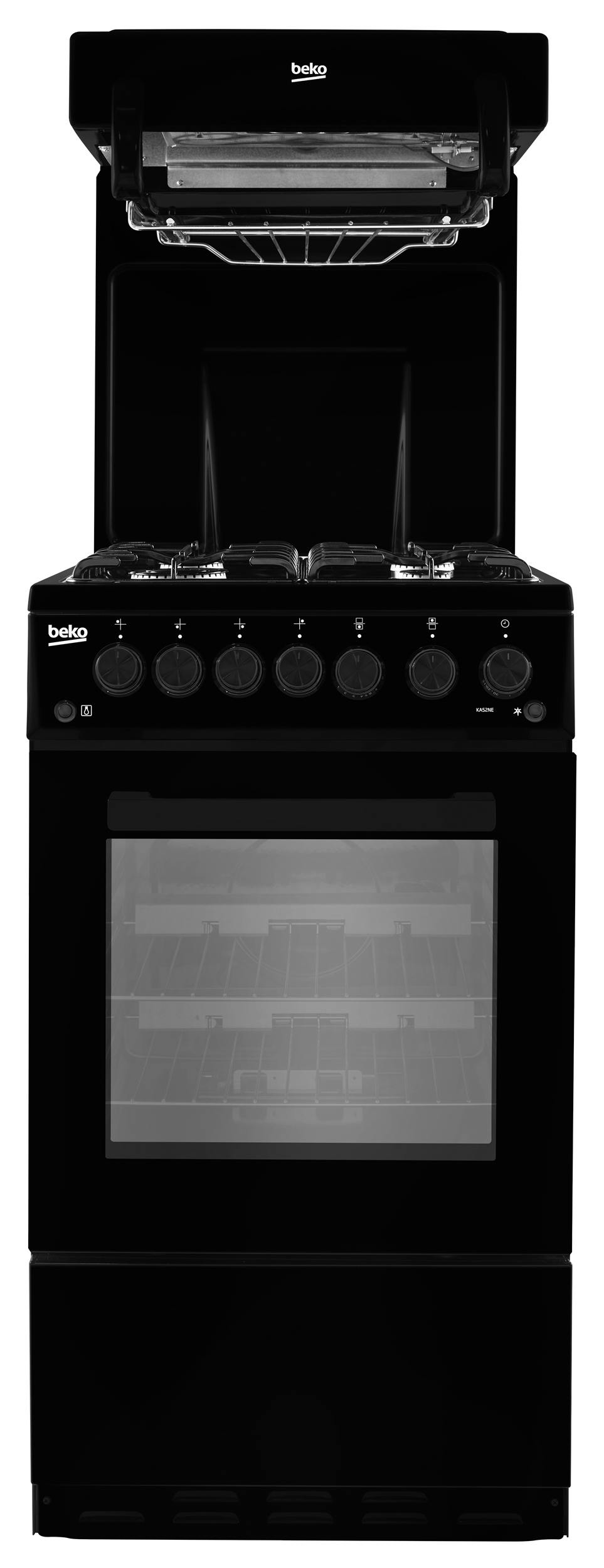 Beko KA53NEK cooker Gas Black – image 2