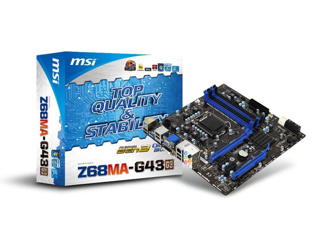 MSI Z68MA-G43 (G3) – image 1