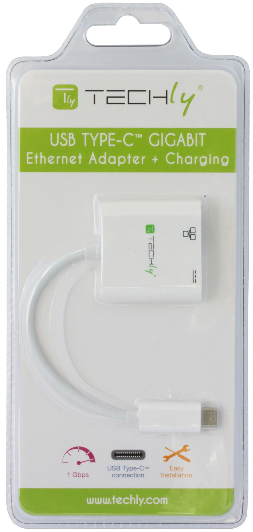 Techly IADAPUSB31ETG2 laptop dock/port replicator USB 3.2 Gen 1 (3.1 Gen 1) Type-C White – image 2