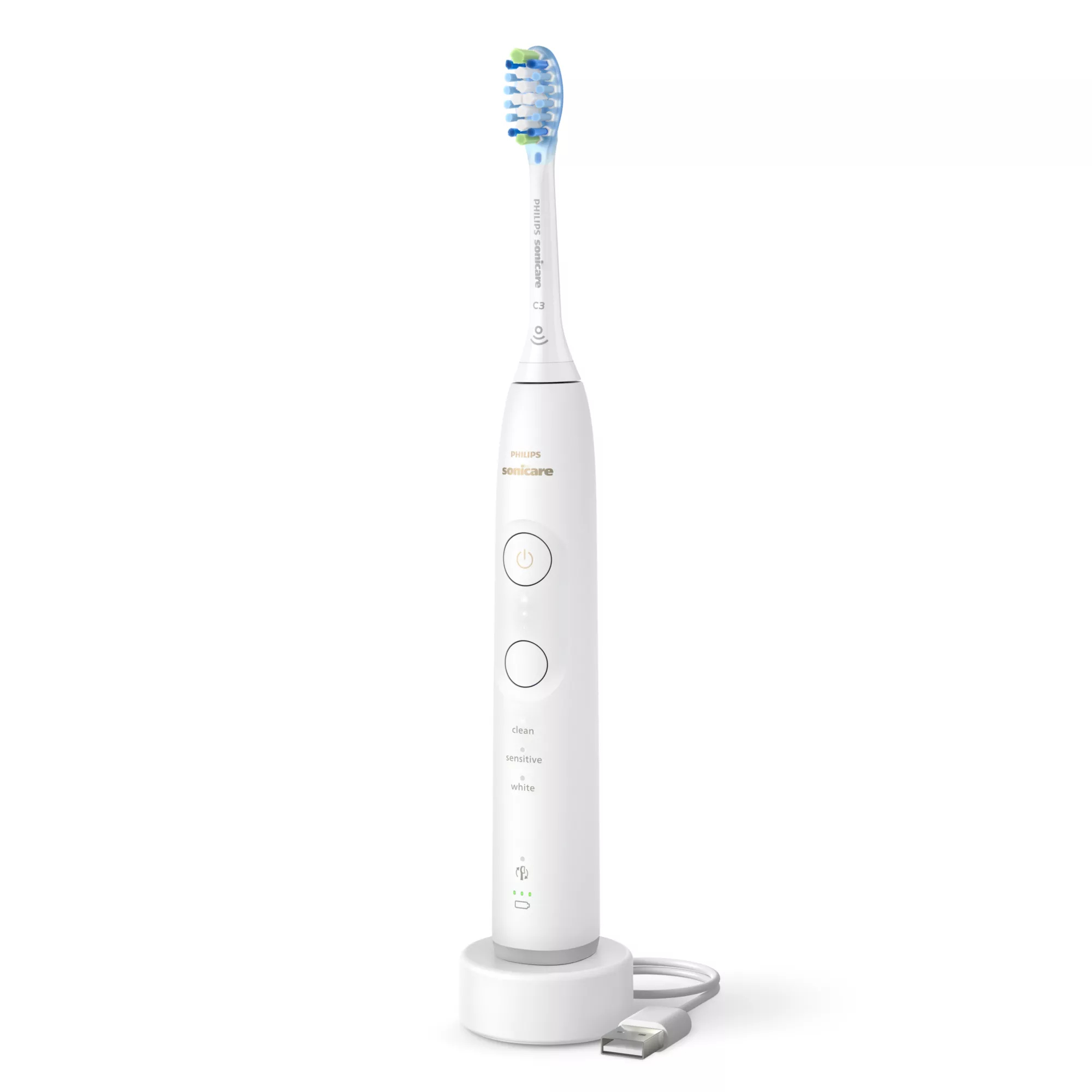 Philips HX7410/10 electric toothbrush Adult Sonic toothbrush White – image 2
