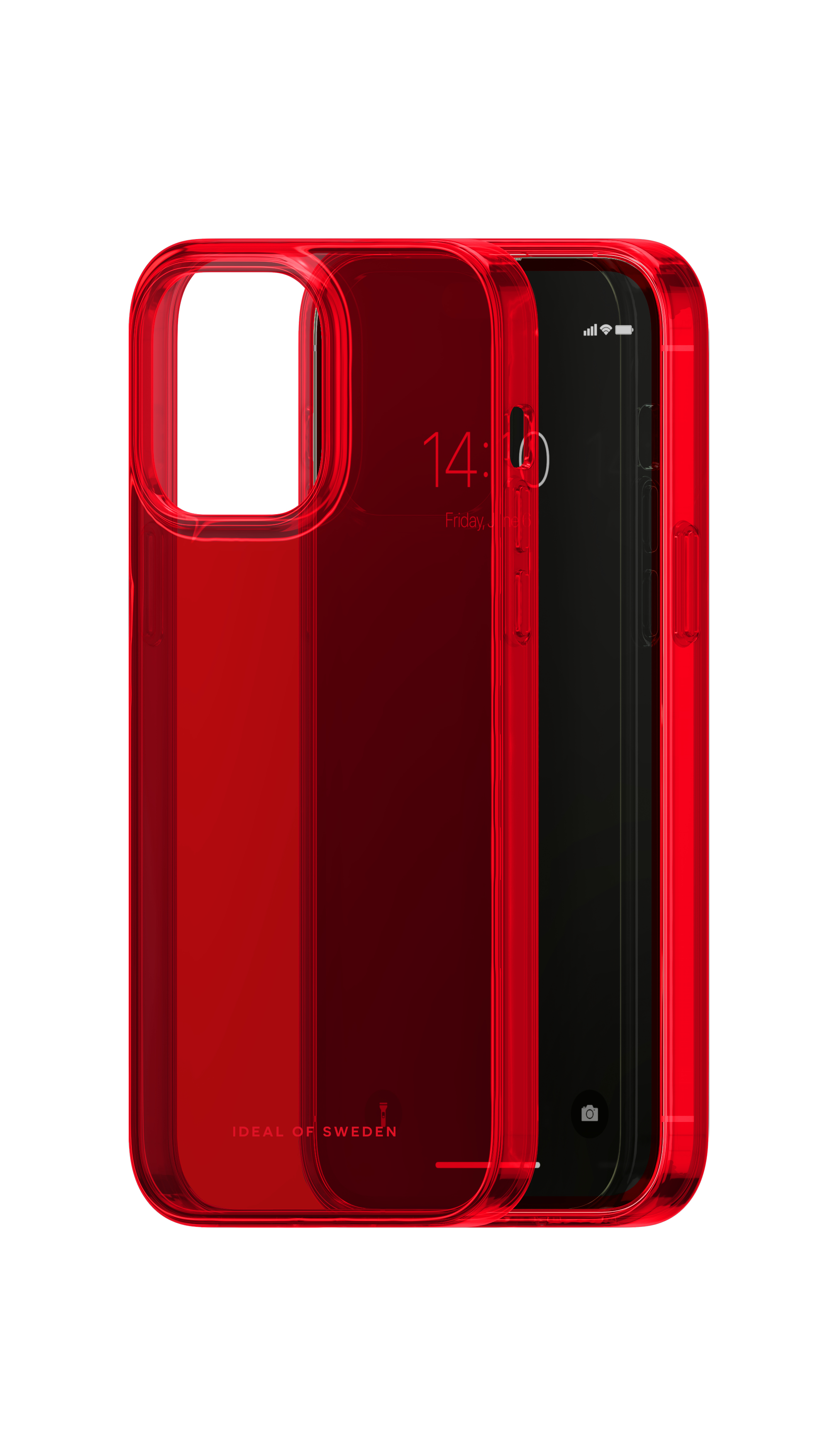 iDeal of Sweden Clear Case iPhone 14PM Radiant Red – image 5