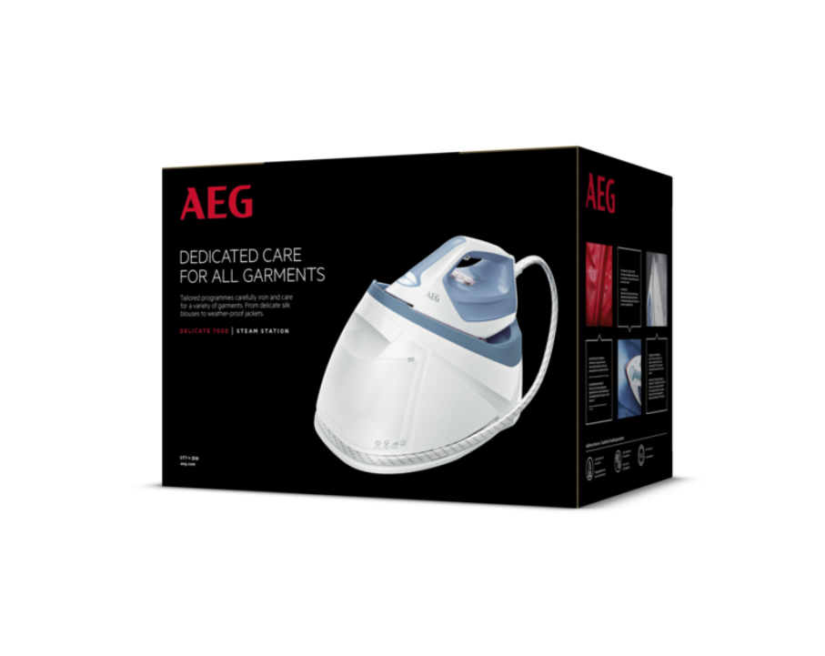 AEG ST7-1-2DB 2400 W 1.2 L Stainless Steel soleplate Blue, White – image 6