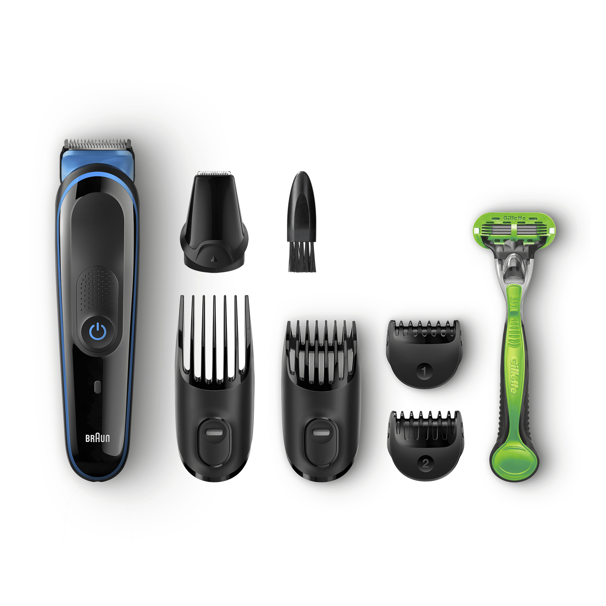 Braun Multigroomer 8-in-1 All-in-one trimmer MGK3042, Beard Trimmer & Hair Clipper, Black/Blue – image 6