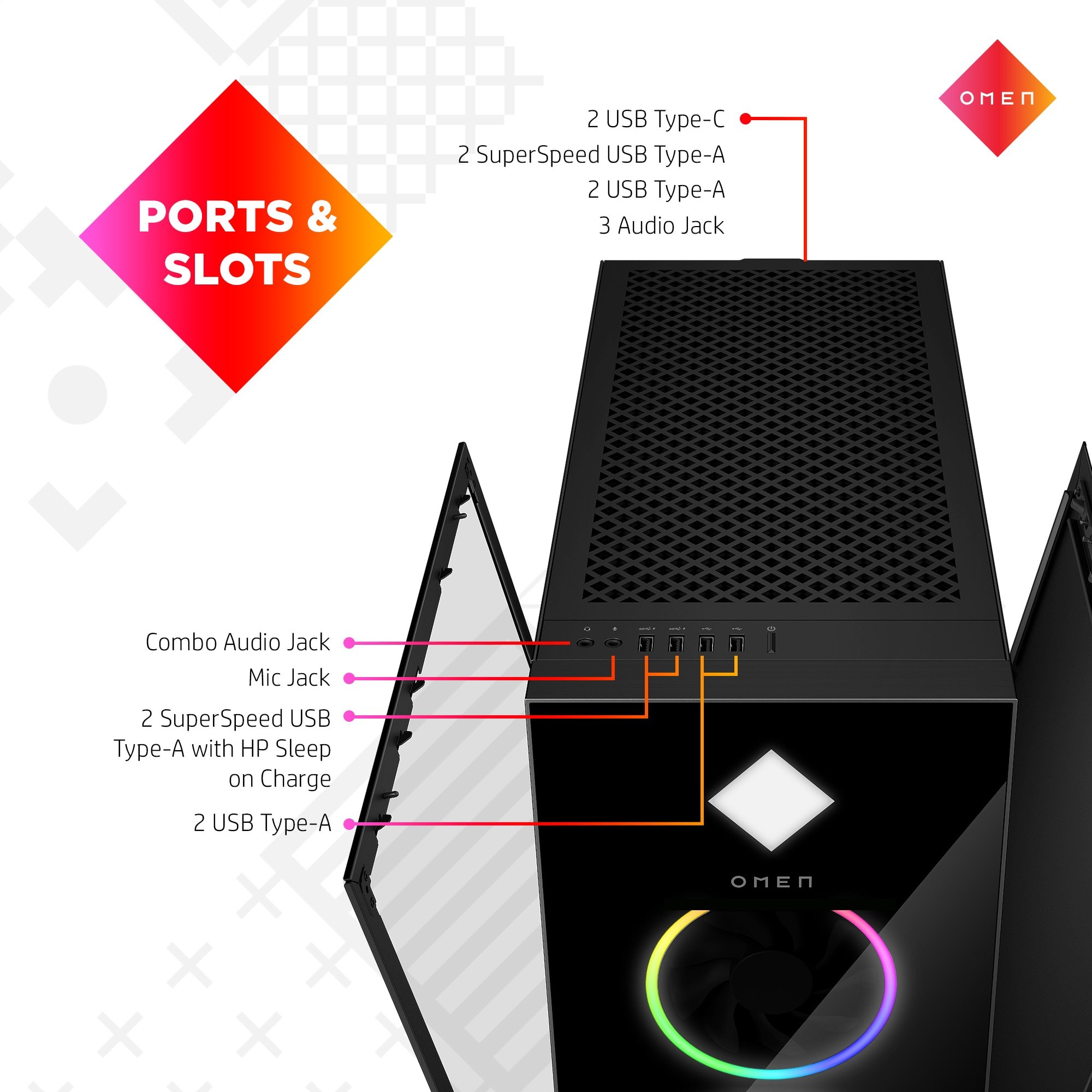 HP OMEN by HP 45L GT22-1005na – image 3