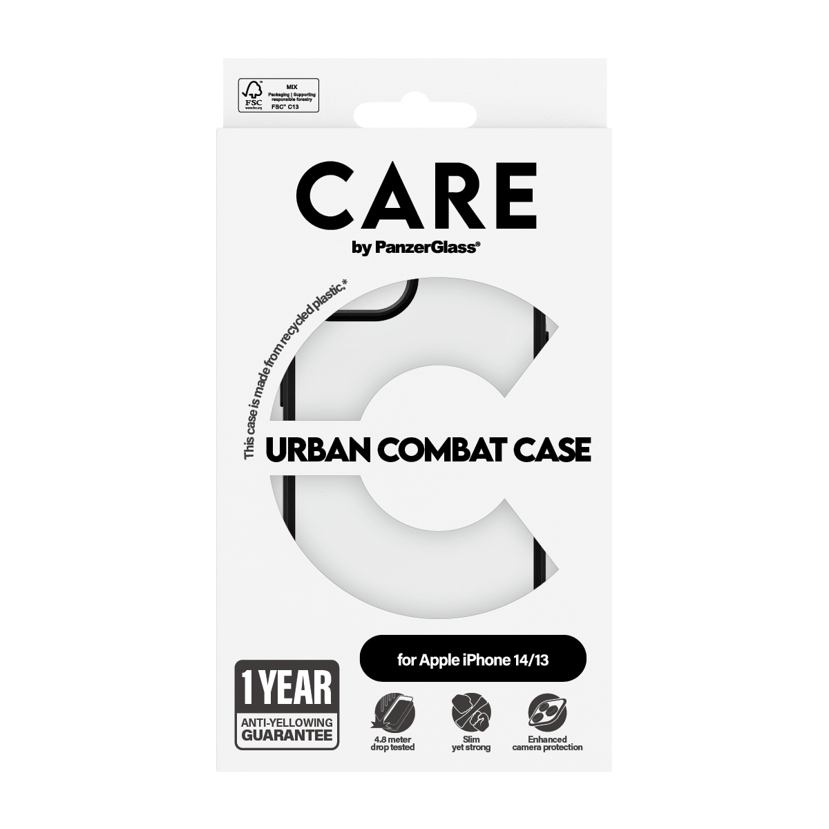 PanzerGlass CARE™ by PanzerGlass® Urban Combat Case Transparent iPhone 14 | 13 – image 3