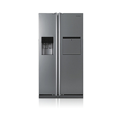 Samsung RS-H1ZEPE side-by-side refrigerator Freestanding Stainless steel – image 1