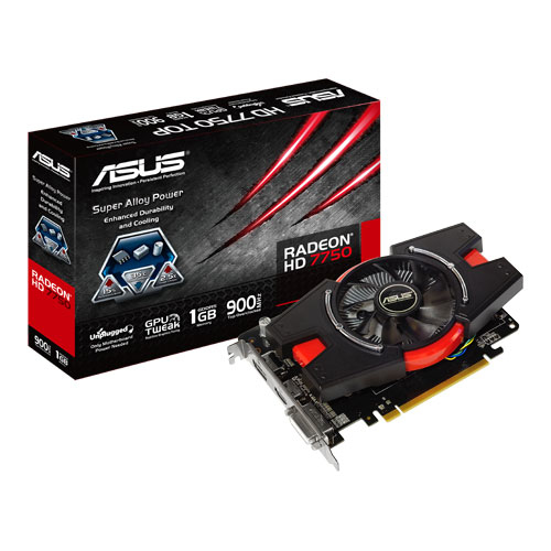 ASUS HD7750-T-1GD5 graphics card AMD Radeon HD7750 – image 1