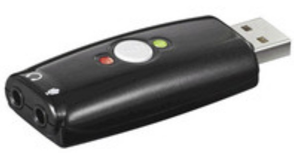 Microconnect 93209 audio card 2.0 channels USB
