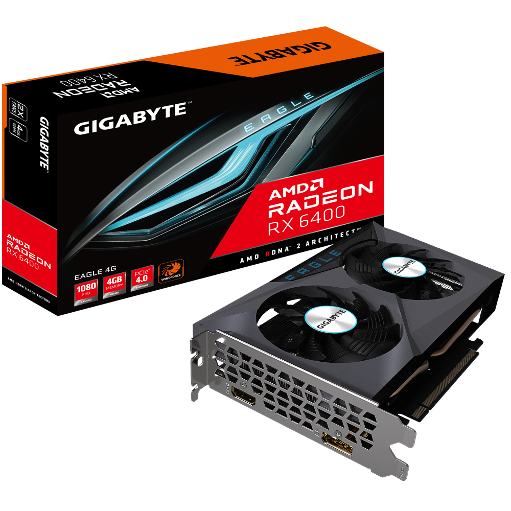 GIGABYTE Radeon RX 6400 EAGLE 4G – image 1