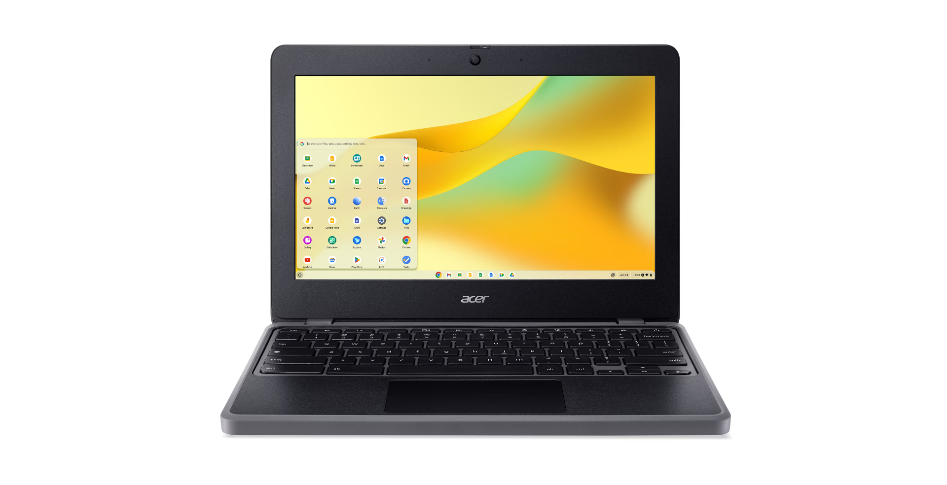 Acer Chromebook C736T-C5WM Intel® N N100 29.5 cm (11.6") Touchscreen HD 8 GB LPDDR5-SDRAM 32 GB Flash Wi-Fi 6E (802.11ax) ChromeOS Black