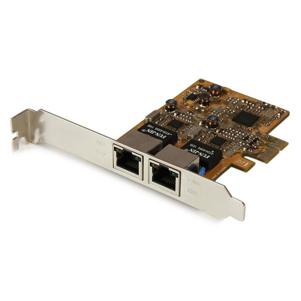 StarTech.com Dual Port Gigabit PCI Express Server Network Adapter Card - PCIe NIC