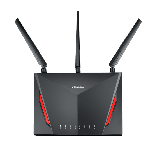 ASUS RT-AC86U wireless router Gigabit Ethernet Dual-band (2.4 GHz – image 1