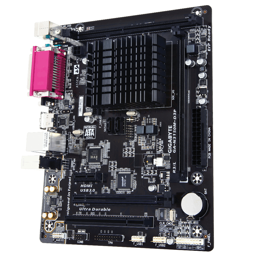 GIGABYTE N3150M-D3P NA (integrated CPU) micro ATX – image 3