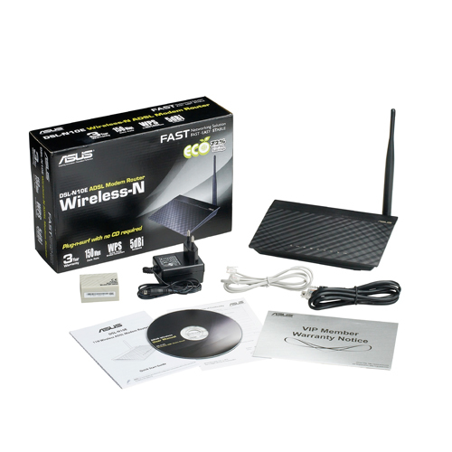 ASUS DSL-N10E wireless router Fast Ethernet Black, Grey – image 5