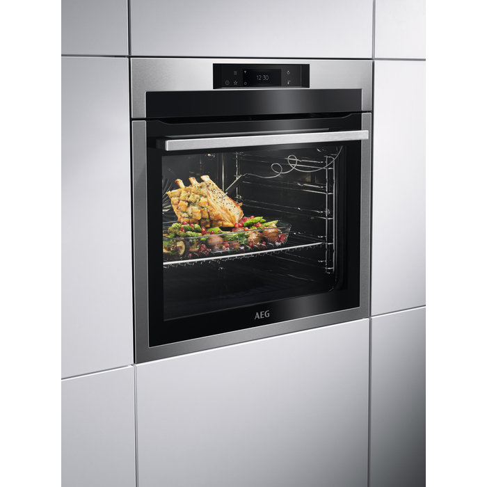 AEG BPE748280M 71 L 3500 W Black, Stainless steel – image 2