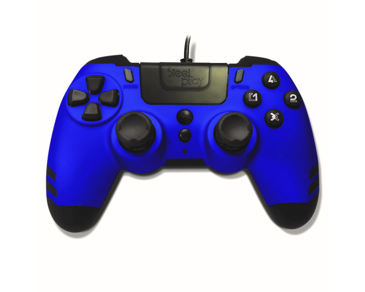 Steelplay Metaltech Black, Blue Gamepad Analogue / Digital PC, PlayStation 4, Playstation 3