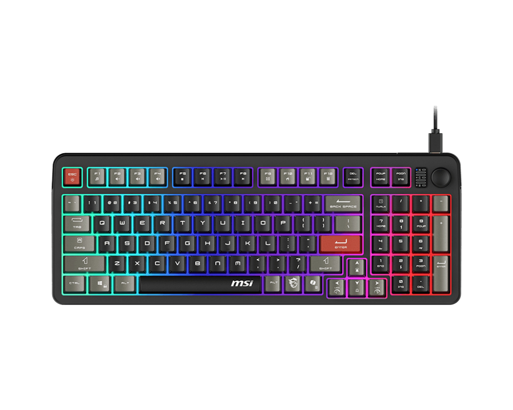 Teclado MSI FORGE GK110 US Negro