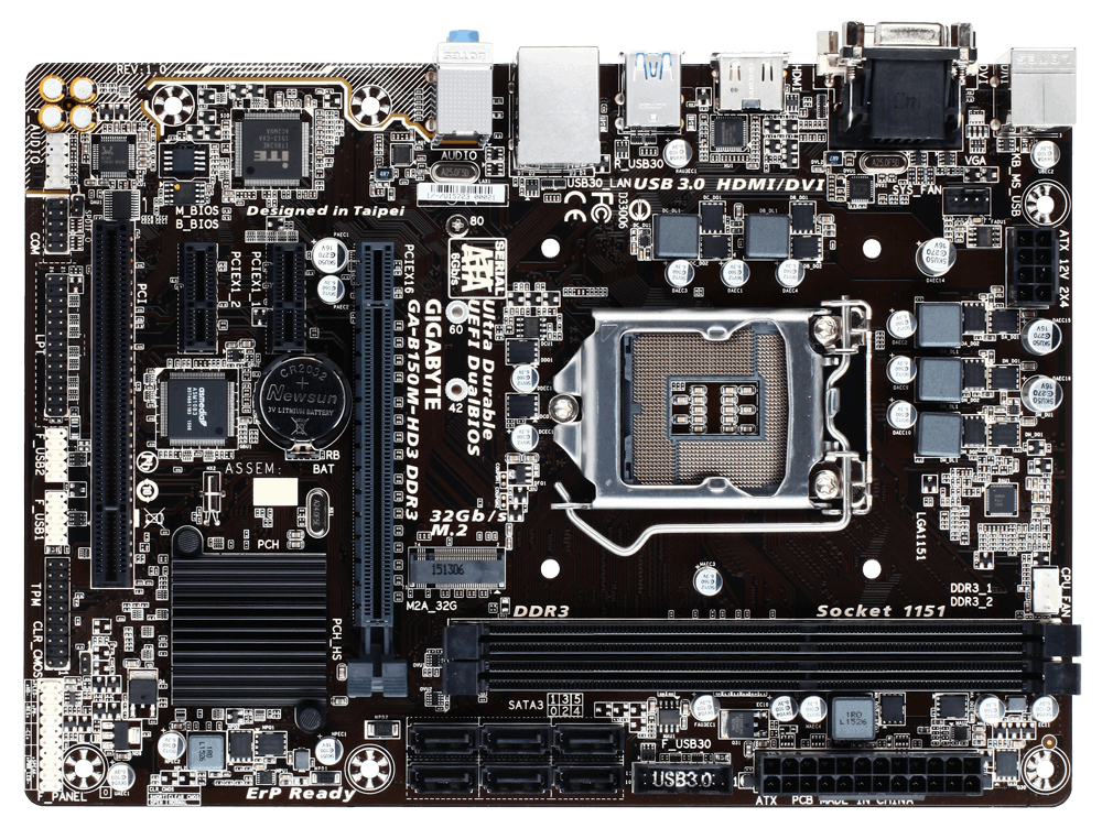 GIGABYTE GA-B150M-HD3 DDR3 – image 2