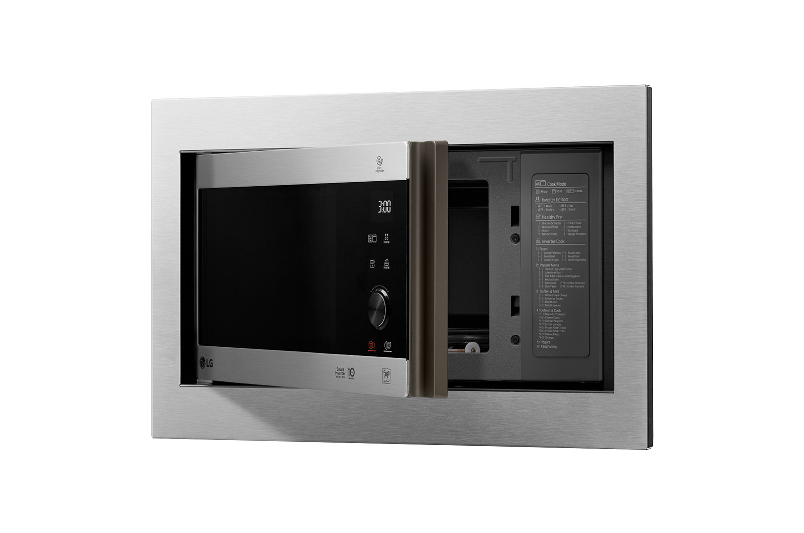 LG MH6565CPSK microwave Stainless steel Grill microwave Built-in – image 9