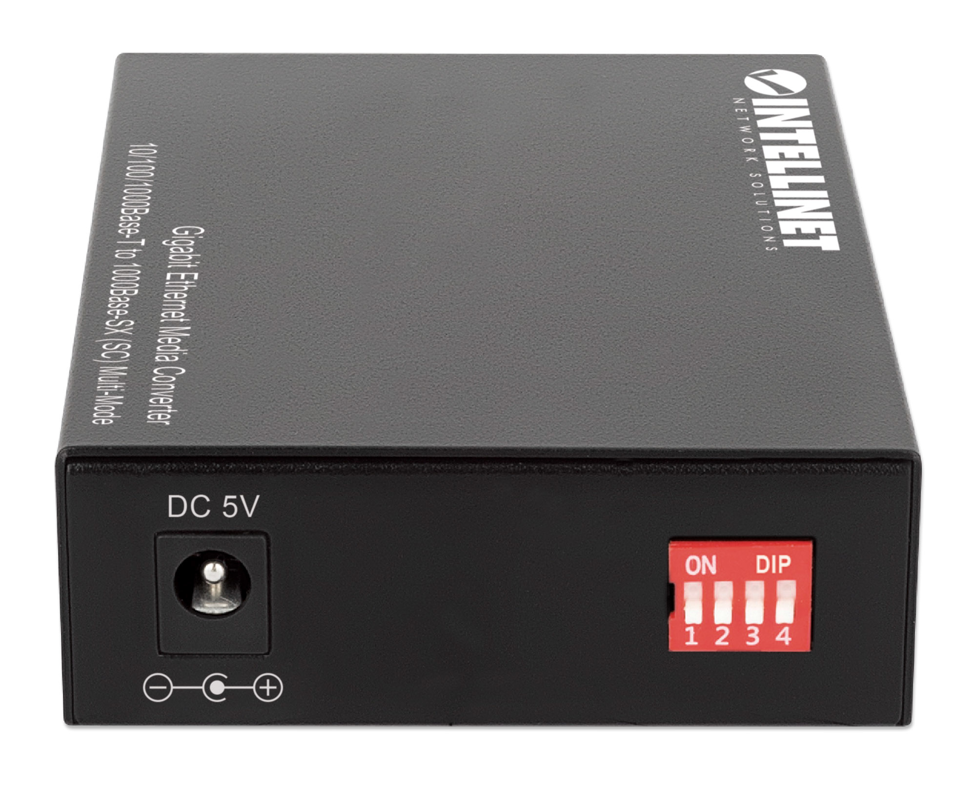Intellinet Gigabit Ethernet Media Converter 10/100/1000Base-T to 1000Base-SX (SC) Multi-Mode, 550 m (1,800 ft.), Autonegotiation – image 4