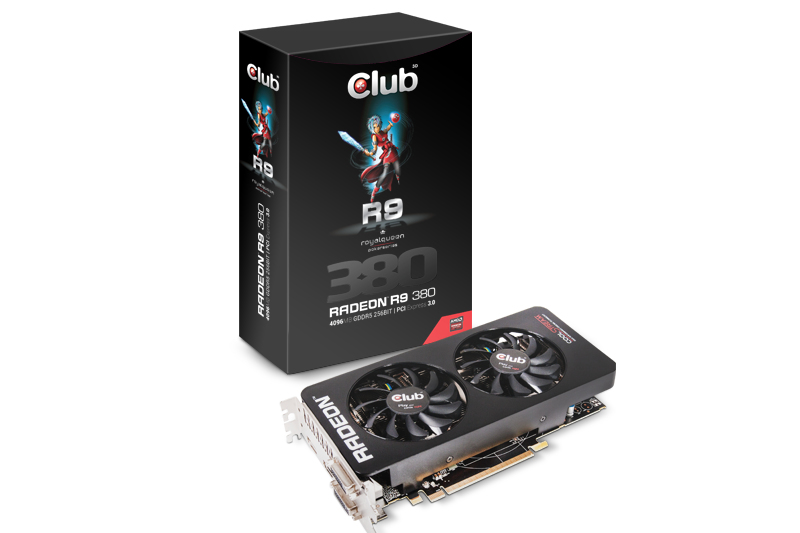 CLUB3D Radeon R9 380 4GB royalQueen OC – image 1