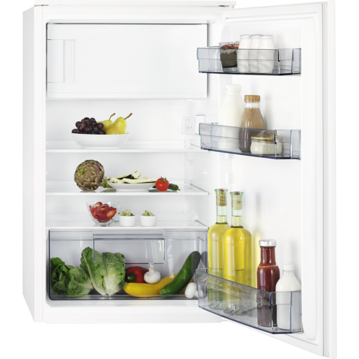 AEG SFS488F1AS combi-fridge Built-in White