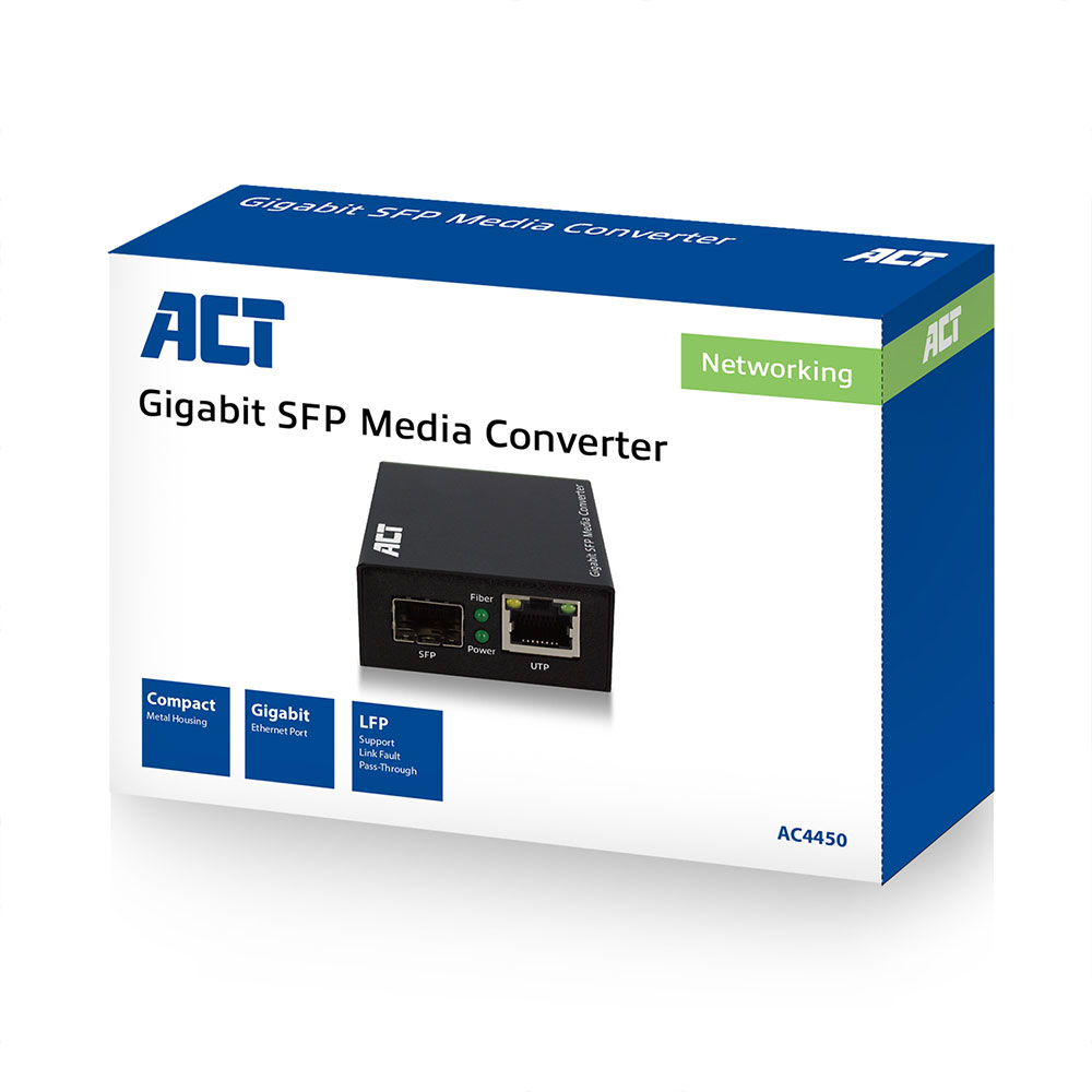 ACT AC4450 Gigabit SFP Media Converter – image 7