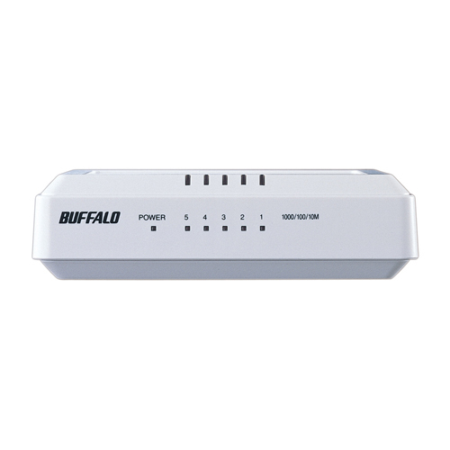 Buffalo LSW3-GT-5EP/W network switch White – image 2