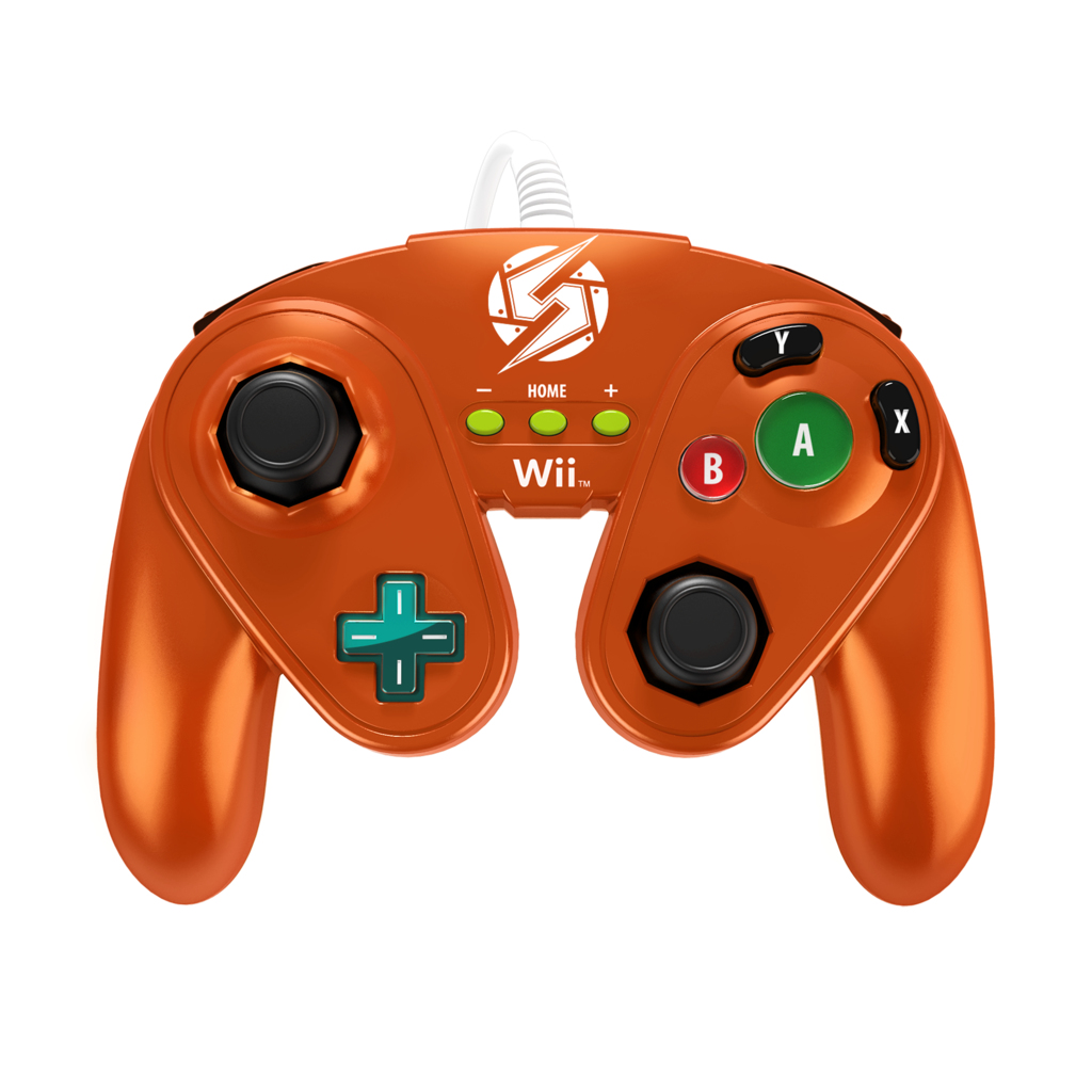 PDP Samus Orange, Yellow Gamepad Nintendo Wii U, Wii – image 2