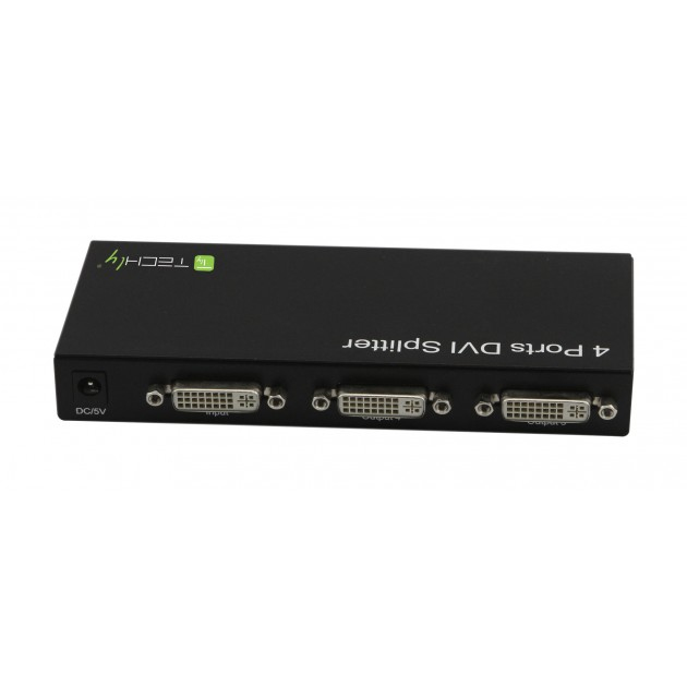 Techly ICKV104DTY video splitter DVI 4x DVI – image 2