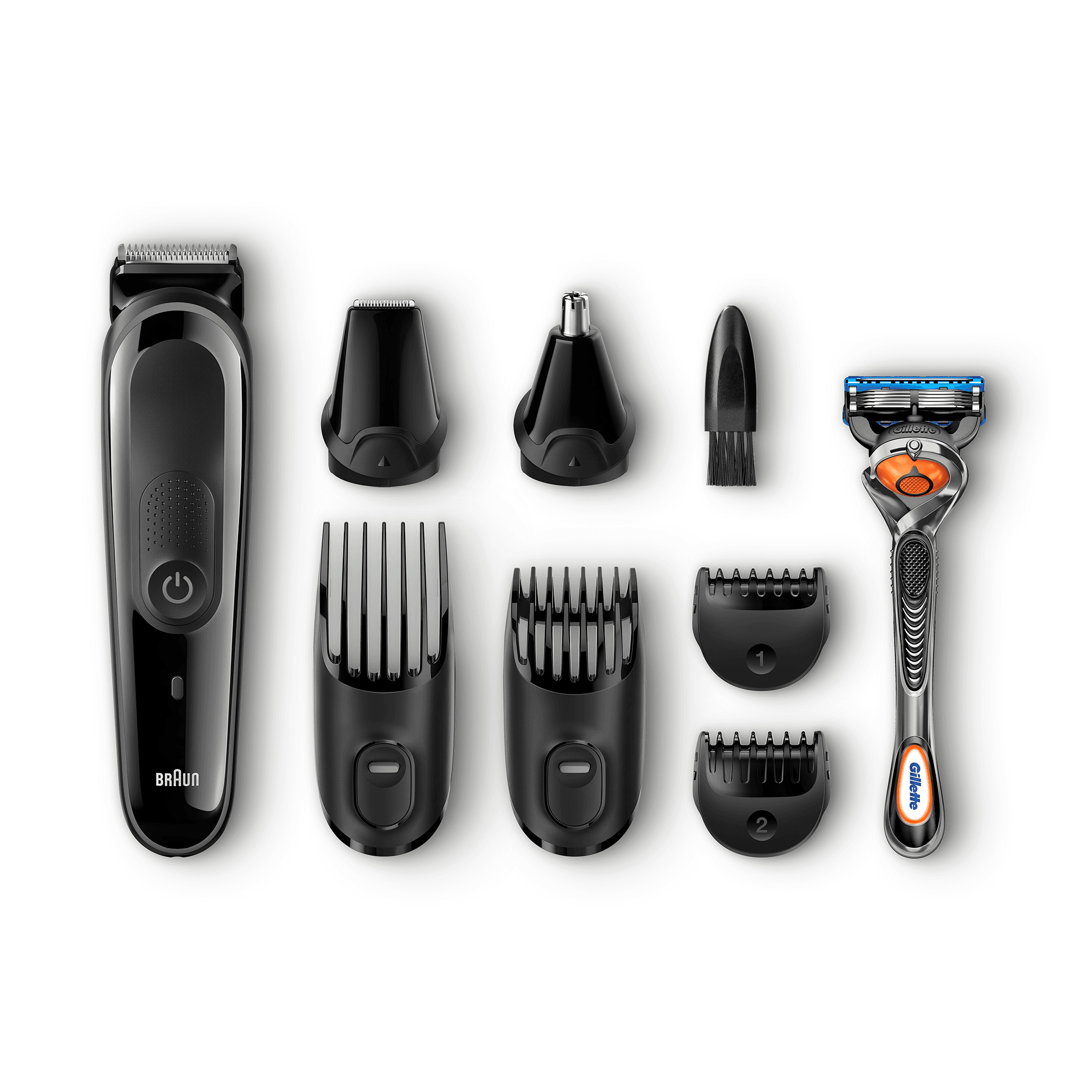 Braun 8-in-1 All-in-one trimmer MGK3060, Beard Trimmer & Hair Clipper, Black/Grey – image 6