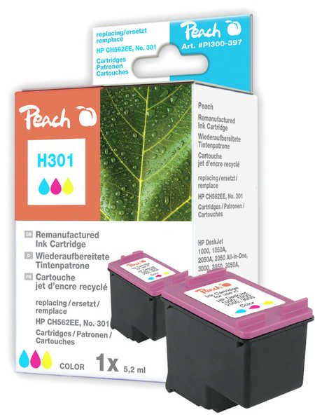 Peach 316239 ink cartridge 1 pc(s) Cyan, Magenta, Yellow
