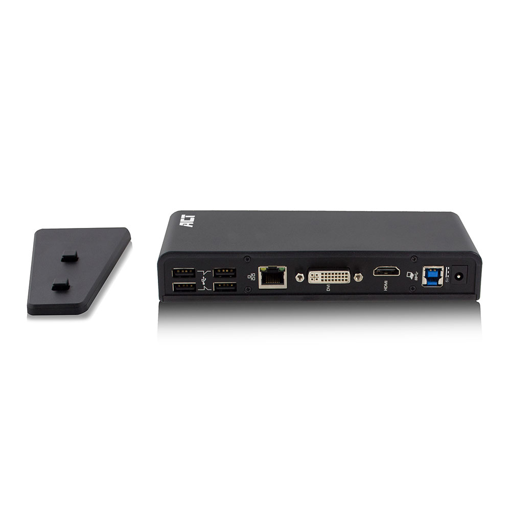 ACT AC6150 USB Dual Docking station, with HDMI, DVI, 2x USB 3.2 Gen 1 (USB 3.0) , 4x USB 2.0, Ethernet and – image 4