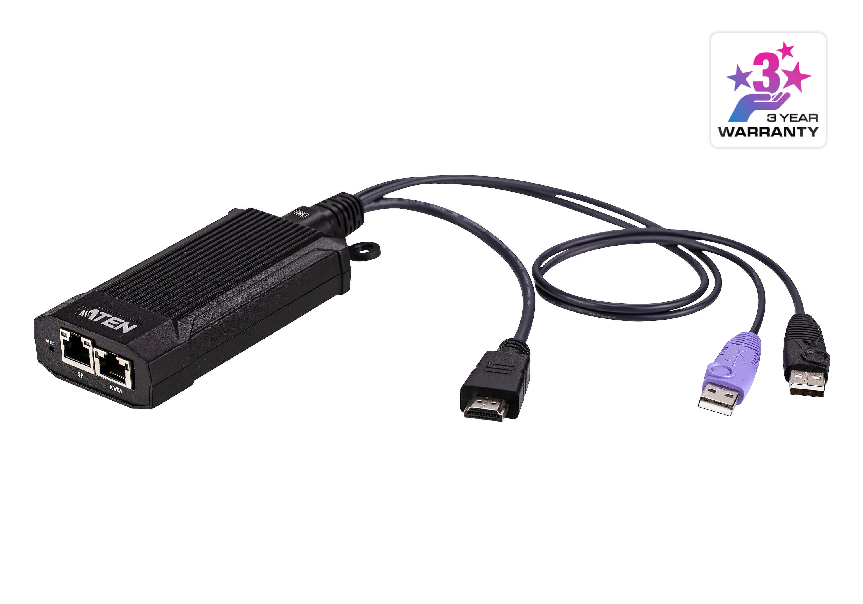 ATEN KG8950T switch per keyboard-video-mouse (kvm) Nero, Viola
