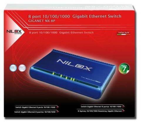 Nilox 16NX040802002 network switch Blue – image 3