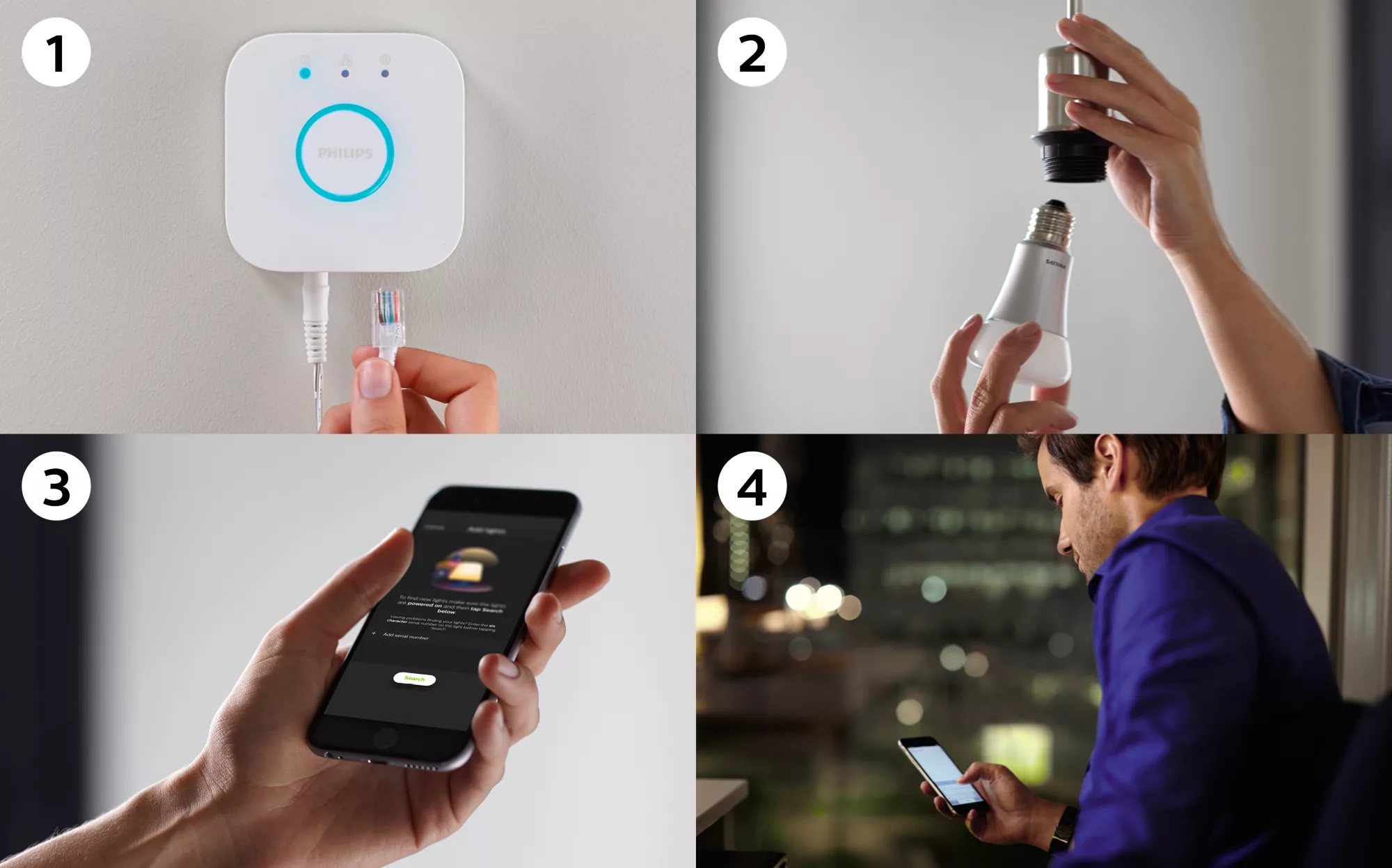 Philips by Signify Philips Hue White Starter kit B22 – image 5