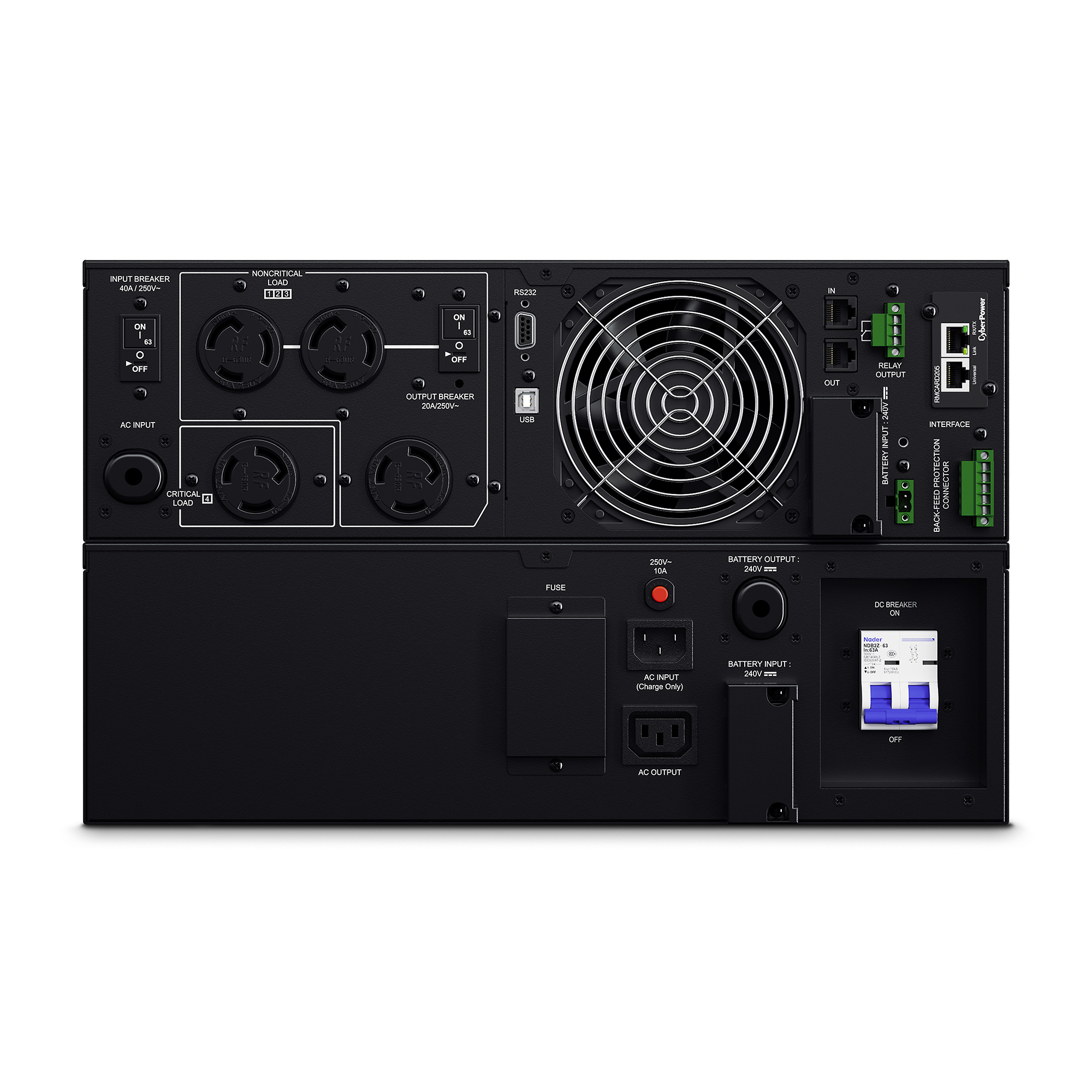 CyberPower OL6KRT uninterruptible power supply (UPS) Double-conversion (Online) 6 kVA – image 4